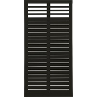 Plus Zaun Decora 90 x 180 cm schwarz