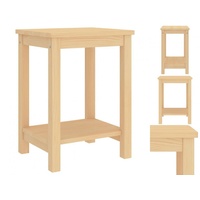 VidaXL Nachttisch Natur 35x30x47 cm Massivholz Kiefer