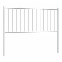 VidaXL Kopfteil Metall Weiß 107 cm