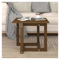 VidaXL Couchtisch Honigbraun 50x50x45 cm Massivholz Kiefer