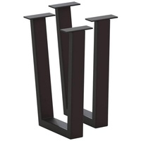 Waldwelt Bankgestell Anthrazit, Metall, 6x45x32 cm, Esszimmer, Bänke, Sitzbänke
