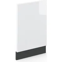 Vicco Frontblende Fame-Line, Weiß Hochglanz/Anthrazit 45 cm ohne Arbeitsplatte