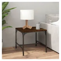 VidaXL Couchtisch Räuchereiche 50x50x35 cm Holzwerkstoff