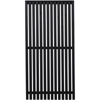 Plus Sichtschutzzaun 90 x 180 cm Schwarz/Holz