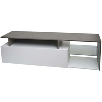 Mendler TV-Rack HWC-L35, Lowboard Fernsehtisch Sideboard TV-Schrank Kommode, Holz