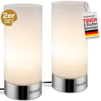 Monzana Nachttischlampe Golau 2 St.