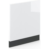 Vicco Frontblende Fame-Line, Weiß Hochglanz/Anthrazit 60 cm ohne Arbeitsplatte