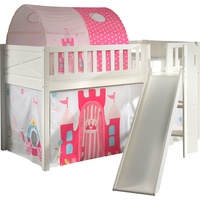 Vipack Hochbett »Scott«, (Made in Europe), m. Rutsch-/Leiterturm, LF
