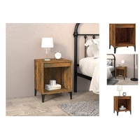 VidaXL Nachtschrank Räuchereiche 40 x 35 x 50 cm