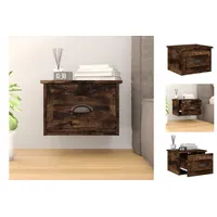 VidaXL Nachtschrank Räuchereiche 41,5 x 36 x 28 cm