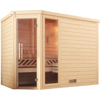 Weka Premium Massivholz-Sauna Turku Gr. 3 Sparset 7,5 kW