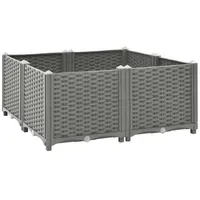 VidaXL Hochbeet 80x80x38 cm Polypropylen