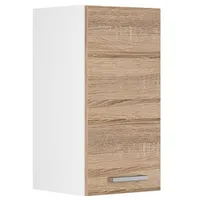 Vicco Hängeschrank R-Line, hängender Küchenschrank, Sonoma/Weiß, 30 cm