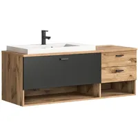 Xonox.home Waschtisch inkl. Waschbecken 140 cm x 50 cm