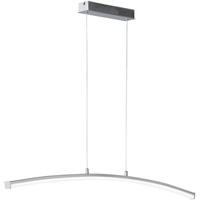 WOFI led Hängeleuchte silber Pendelleuchte Esszimmerlampe hängend, Metall, 1x