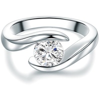 Trilani Ring aus Sterling Silber in mit Zirkonia 59