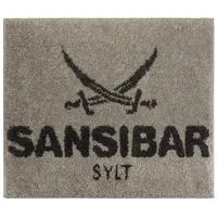 Sansibar Badteppich Taupe/Anthrazit 55 x 65 cm
