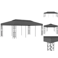 VidaXL Pavillon 3×6 m Anthrazit