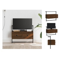 VidaXL TV-Wandschrank Braun Eiche 60,5x30x51 cm Holzwerkstoff