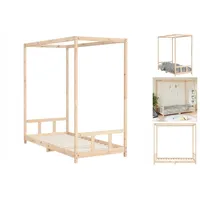 VidaXL Kinderbett 90x190 cm Massivholz Kiefer