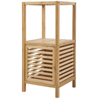 Svita Badregal S mit Tür Badezimmerschrank mit Regal freistehend