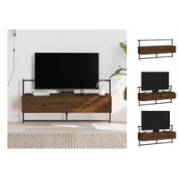 VidaXL TV-Wandschrank Braun Eiche 100,5x30x51 cm Holzwerkstoff