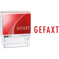 Colop Printer 20 mit Text Gefaxt