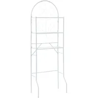 VidaXL Toilettenregal Weiß 60x33x174 cm