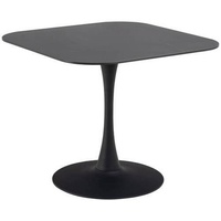 VCM Malta Esstisch 90x90cm Schwarz.
