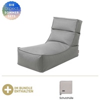 BLOMUS Outdoor-Lounger -STAY- inkl. GRATIS Schutzhülle Stone - Schwarz