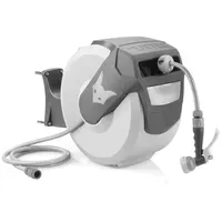 FUXTEC Wasserschlauchaufroller 30 m grau