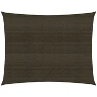 VidaXL Sonnensegel 160 g/m2 Braun 3,5x5 m HDPE