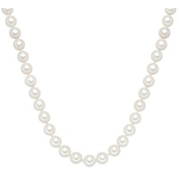 Rafaela Donata Perlen-Kette Sterling Silber Muschelkernperle in 50 cm
