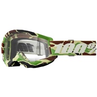 100% Strata 2 War Camo - Clear Lens/CAT0