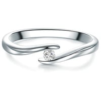 Trilani Ring aus Sterling Silber in mit Zirkonia 60