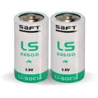 Saft 2x SAFT Lithium Batterie Baby C LS 26500