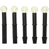 MARELIDA LED Solar Gartenstecker mit Luftblasenoptik Beetstecker Blumentopfdeko Sensor