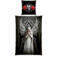 Herding 4481223050 - Bettwäsche Anne Stokes, Baumwolle/Renforcé, 80x80/135x200 cm
