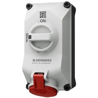 Mennekes Wandsteckdose 1 St. Grau