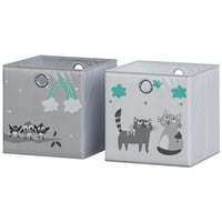 Vicco Faltbox - 2er Set Katzen & Vögel", 30