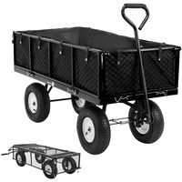MIWEBA Bollerwagen MB-700, mit 700 kg Traglast, klappbar, Doppelachse,