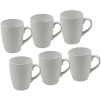Spetebo Kaffeetasse 0,34 l Weiß 6 St.