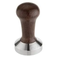 Motta Tamper Edelstahl mit Holzgriff braun 53mm