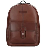 The Bridge Biagio Business-Rucksack Leder 41 cm Laptopfach braun
