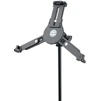 K&M 19790 Tablet-PC-Stativhalter Schwarz, Kunststoff - Drehbare Tablet-Halterung für