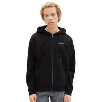Tom Tailor Denim Hoodie mit Reißverschluss (1038737-29999) black