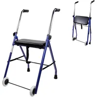 Mobiclinic Emérita Rollator faltbar und leicht mit gepolstertem Sitz