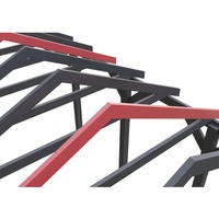 SKANHOLZ Carport-Stützelement SKANHOLZ Schneelasterhöhung grau (schiefergrau), B:380cm T:900cm, Stützelemente,