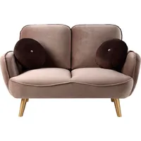 Atlantic Home Collection 2-Sitzer »Ben« mit Welleunterfederung,inkl. 2 Dekokissen,