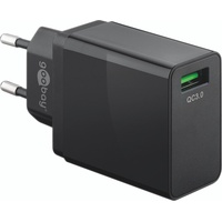 Goobay USB-Schnellladegerät QC 3.0 (18 W) schwarz - 1x